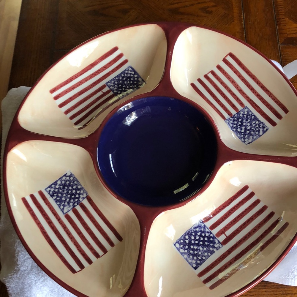 We Pledge Allegiance Chip & Dip Platter